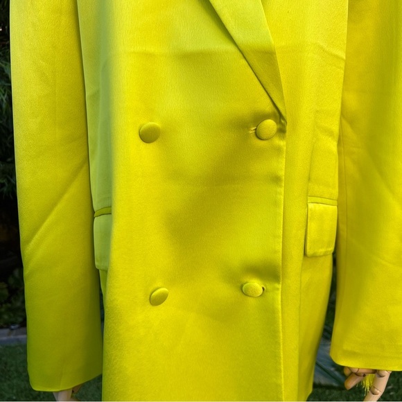 7 for all Mankind Neon Blazer Dress with fringe - Picture 4 of 12